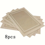 Set de Manteles Individuales Lavables Antideslizantes y Antimanchas | Elegancia y Protección para tu Mesa