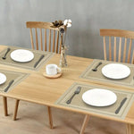 Set de Manteles Individuales Lavables Antideslizantes y Antimanchas | Elegancia y Protección para tu Mesa