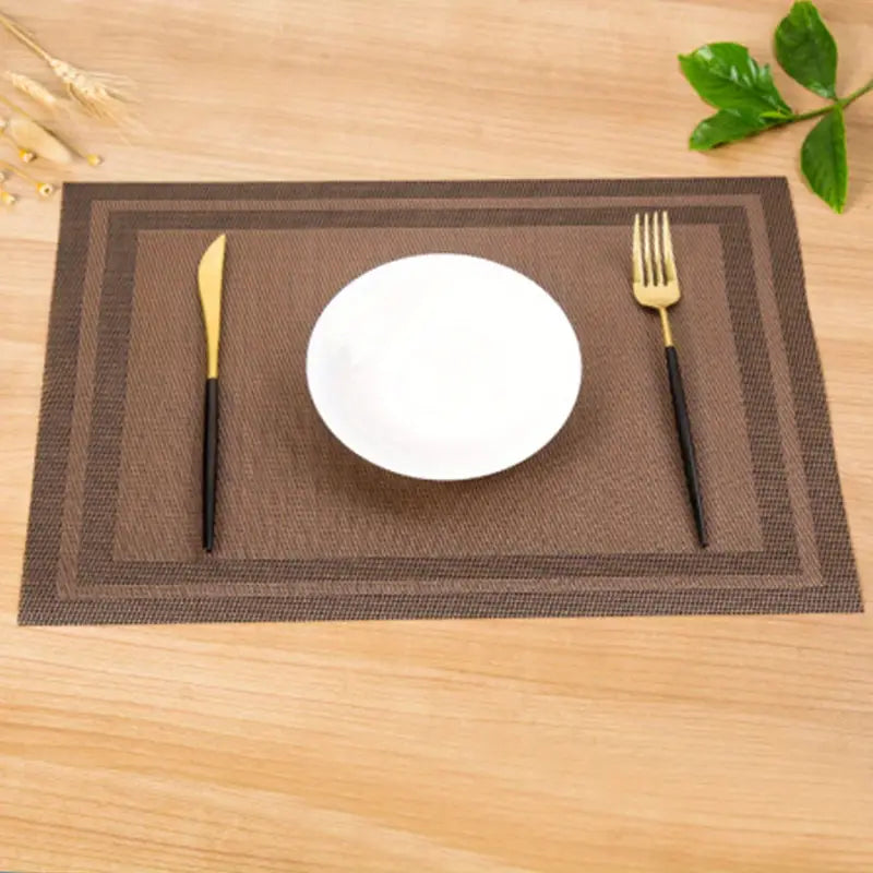 Set de Manteles Individuales Lavables Antideslizantes y Antimanchas | Elegancia y Protección para tu Mesa