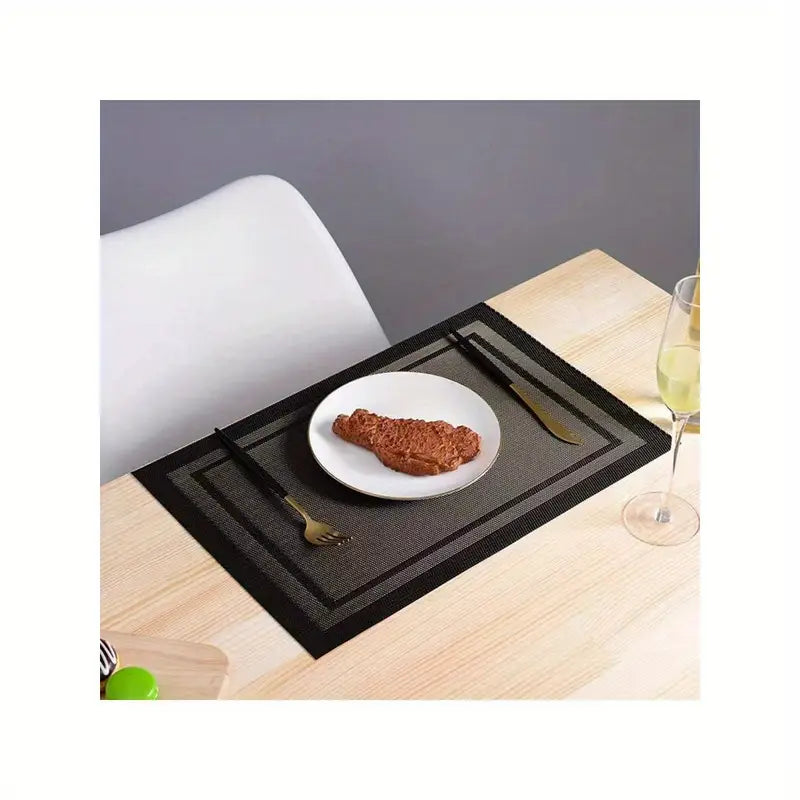 Set de Manteles Individuales Lavables Antideslizantes y Antimanchas | Elegancia y Protección para tu Mesa