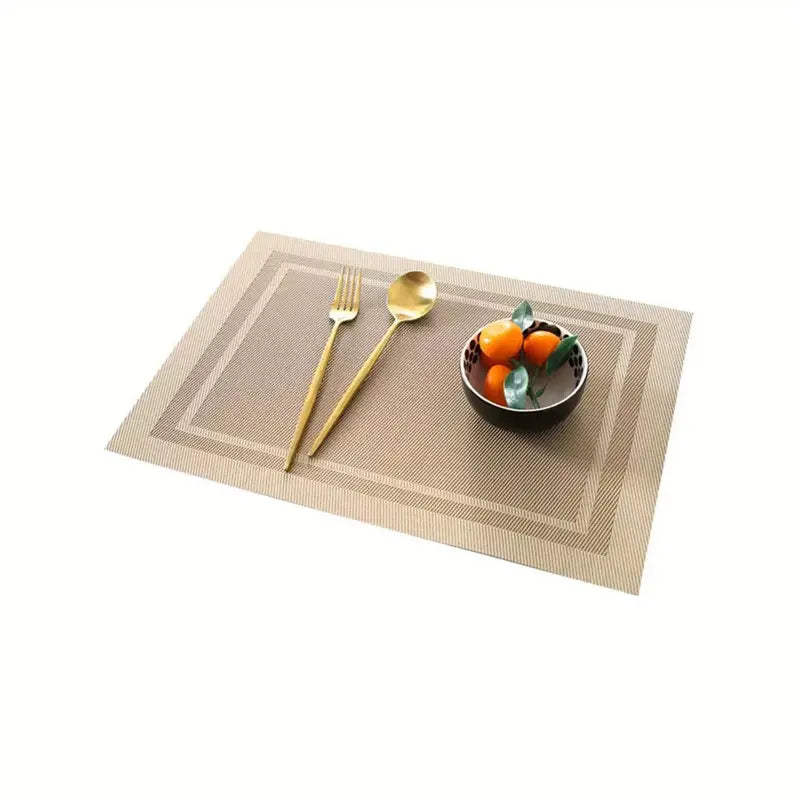 Set de Manteles Individuales Lavables Antideslizantes y Antimanchas | Elegancia y Protección para tu Mesa