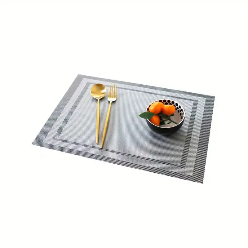 Set de Manteles Individuales Lavables Antideslizantes y Antimanchas | Elegancia y Protección para tu Mesa