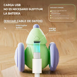 Juguete Interactivo para Gatos con Luces LED – Bola Rodante Recargable USB