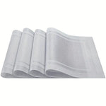 Set de Manteles Individuales Lavables Antideslizantes y Antimanchas | Elegancia y Protección para tu Mesa