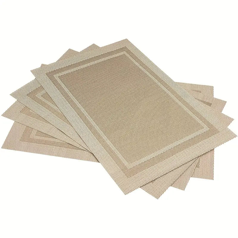 Set de Manteles Individuales Lavables Antideslizantes y Antimanchas | Elegancia y Protección para tu Mesa