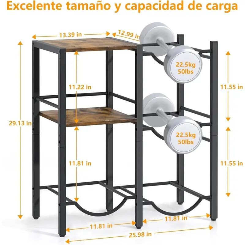 Soporte para Garrafón de Agua con Estante Organizador de 5 Galones