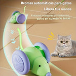 Juguete Interactivo para Gatos con Luces LED – Bola Rodante Recargable USB