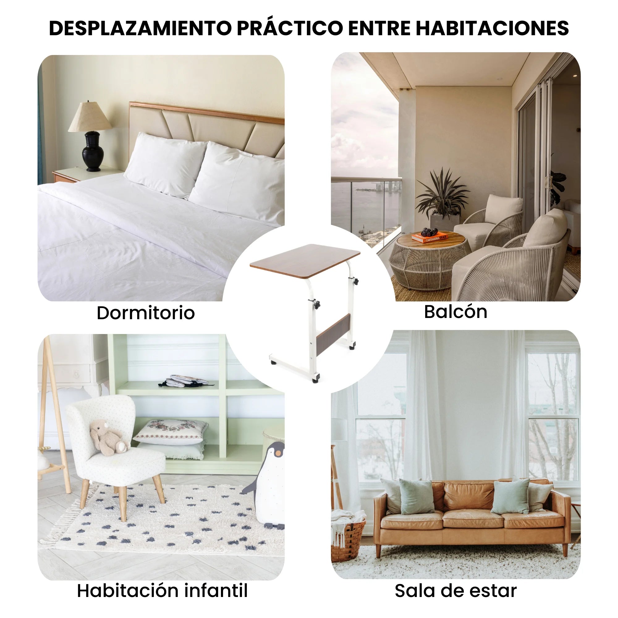 Escritorio móvil ajustable