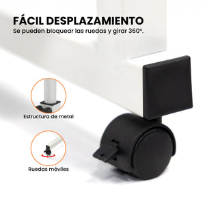 Escritorio móvil ajustable