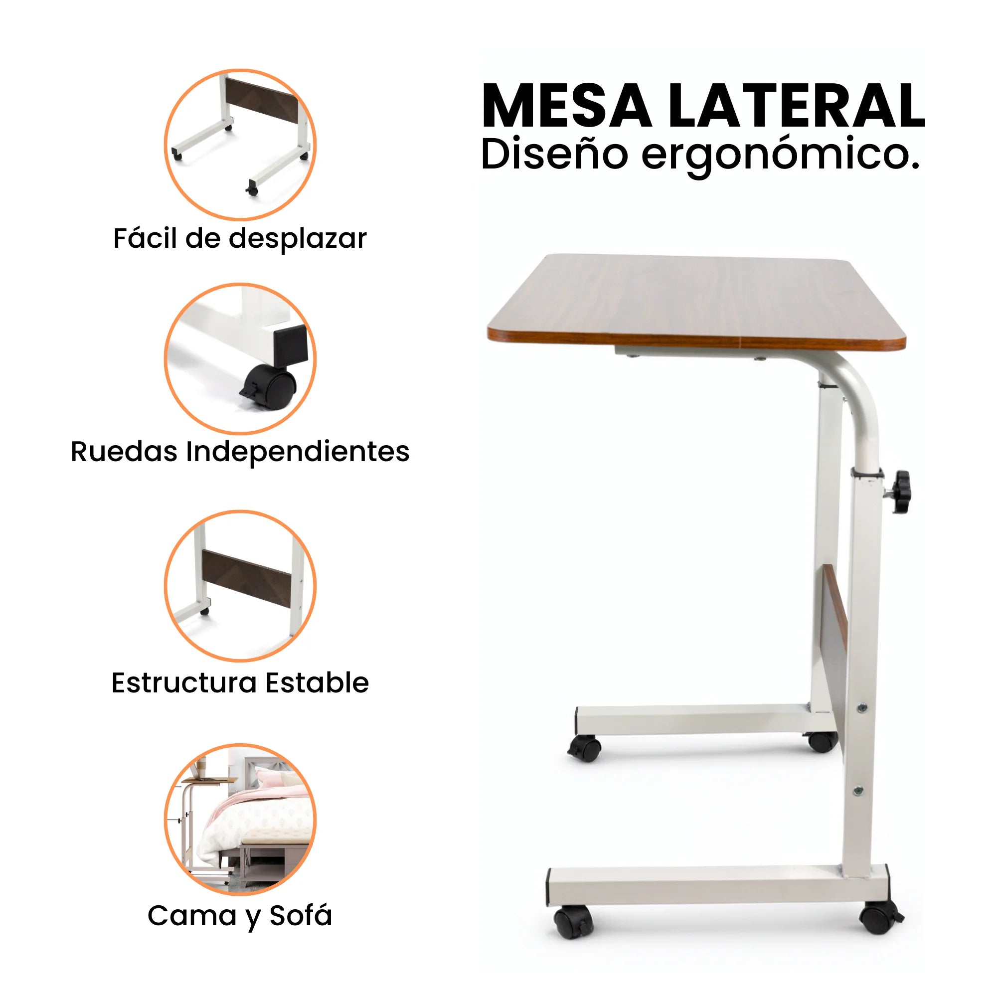 Escritorio móvil ajustable