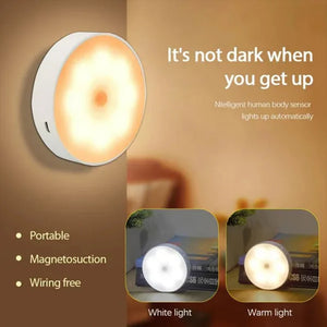 Luz Nocturna LED con Sensor de movimiento
