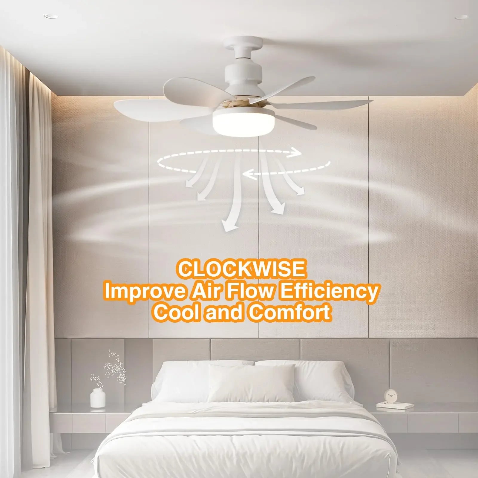 Ventilador de techo LED