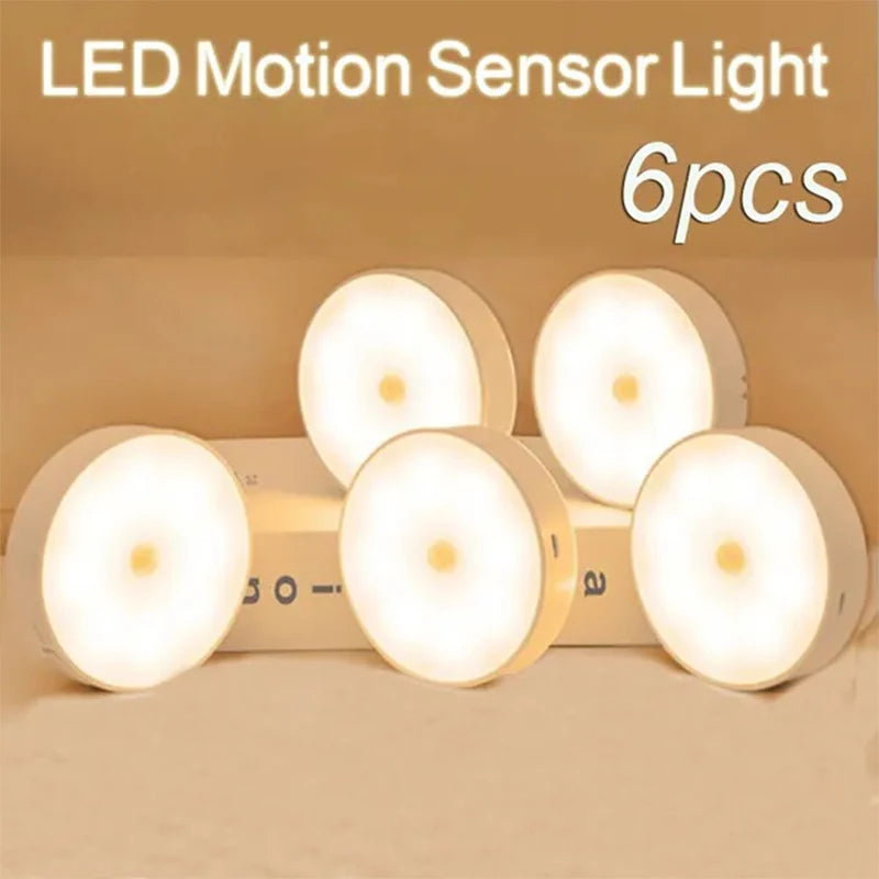 Luz Nocturna LED con Sensor de movimiento