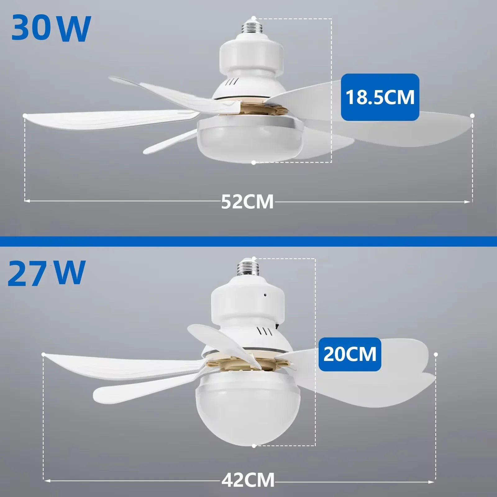 Ventilador de techo LED