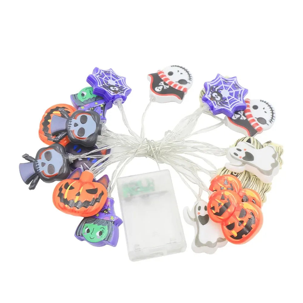 Luces de cadena LED para decoración de Halloween