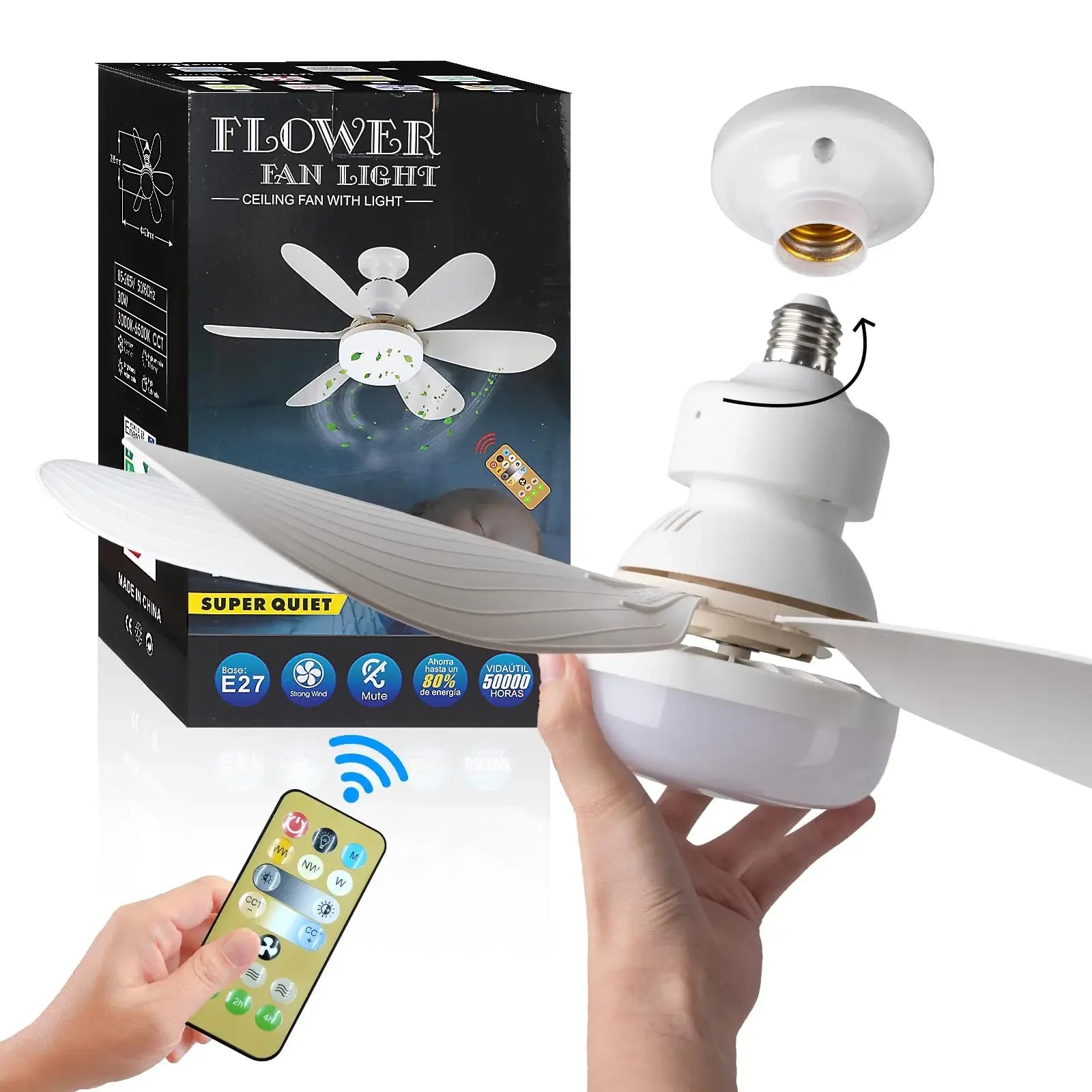 Ventilador de techo LED