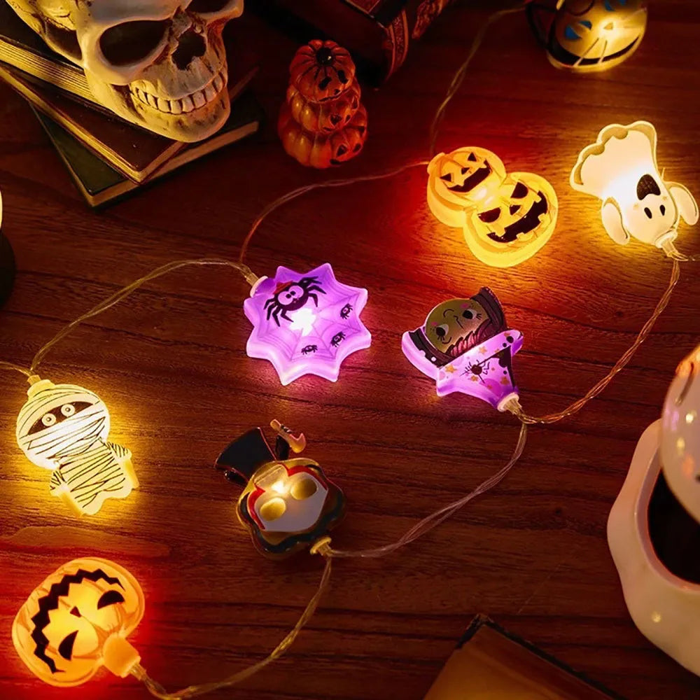 Luces de cadena LED para decoración de Halloween