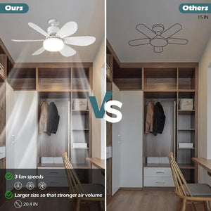 Ventilador de techo LED