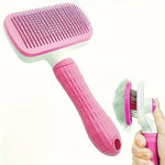 Cepillo para Perros con Botón de Limpieza Automática – Desenreda, Quita Pelo y Cuida su Pelaje