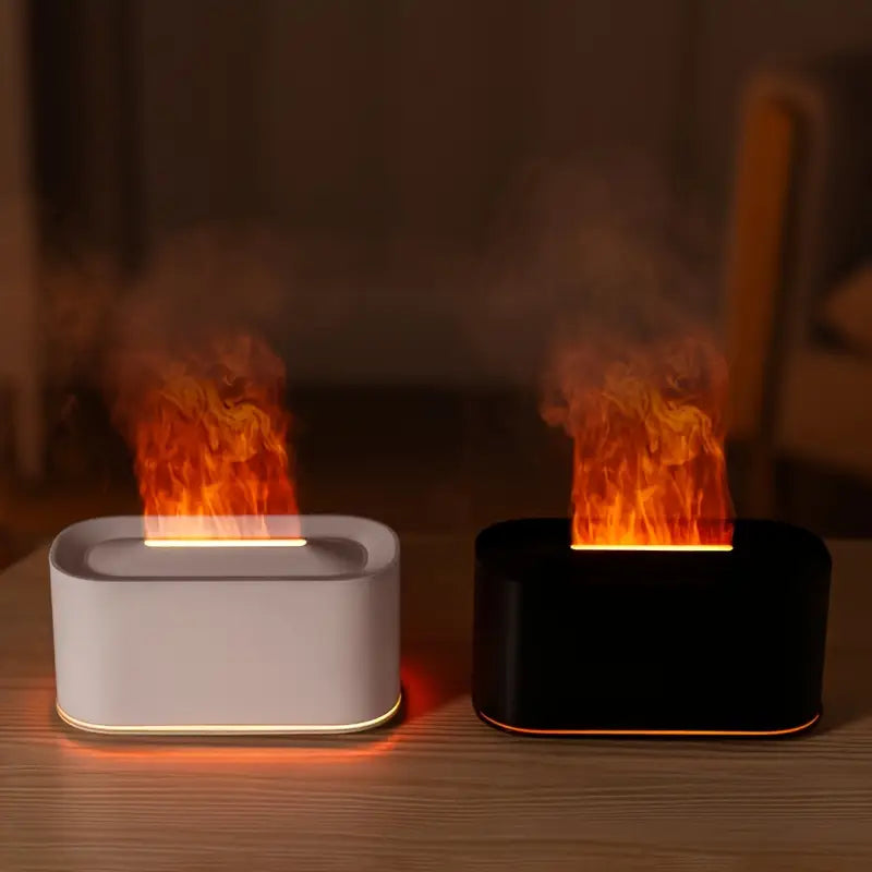Difusor & Humidificador USB con Efecto Llama