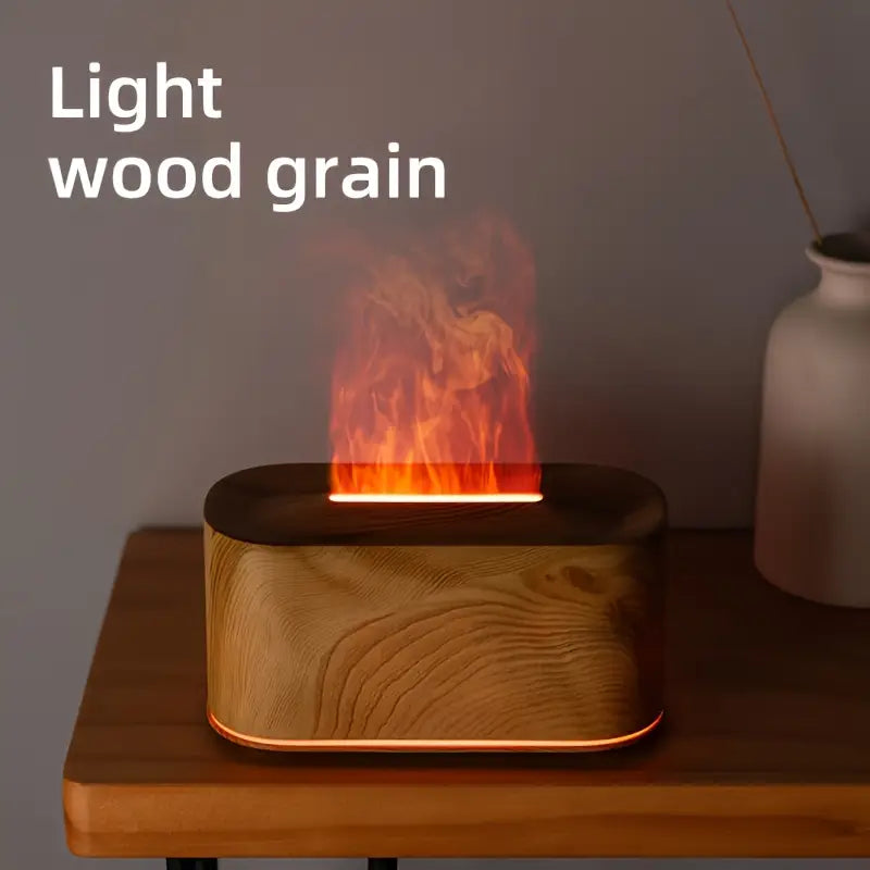 Difusor & Humidificador USB con Efecto Llama